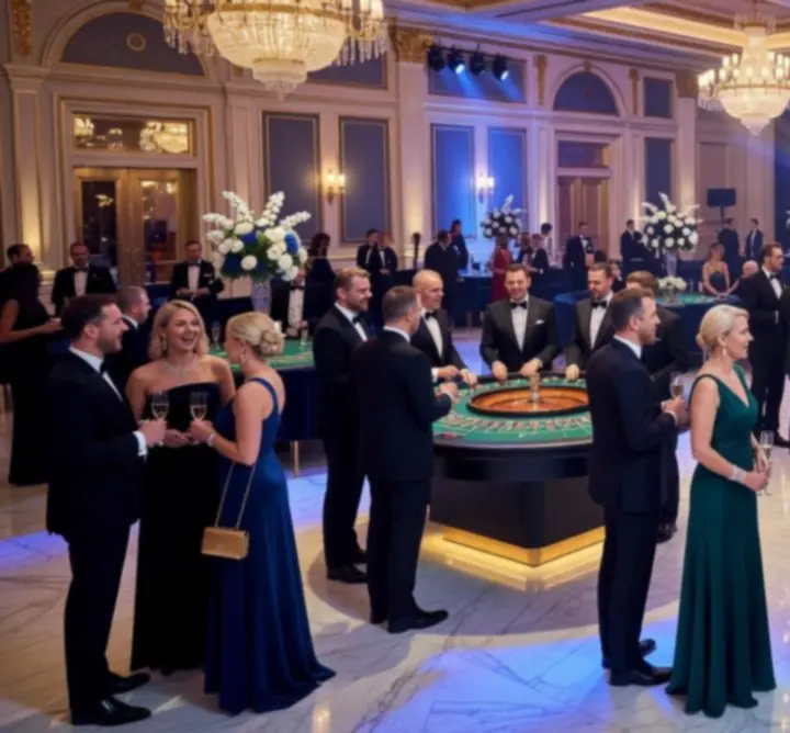 Elegancki event korporacyjny z mobilnym kasynem NOWAK FELIKS